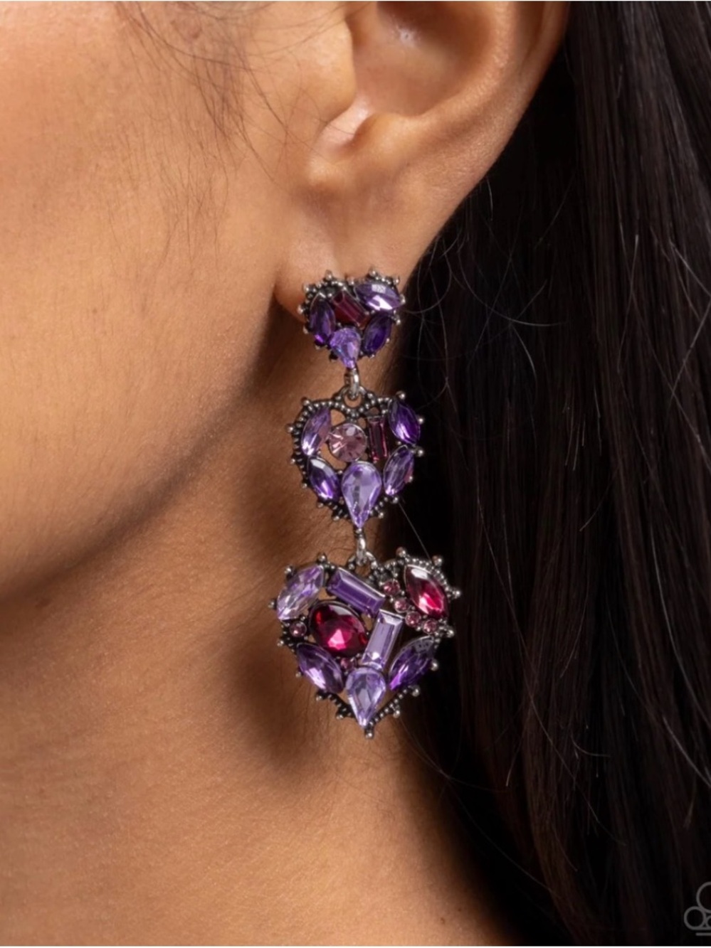 Lovable Lure Purple Post Earring